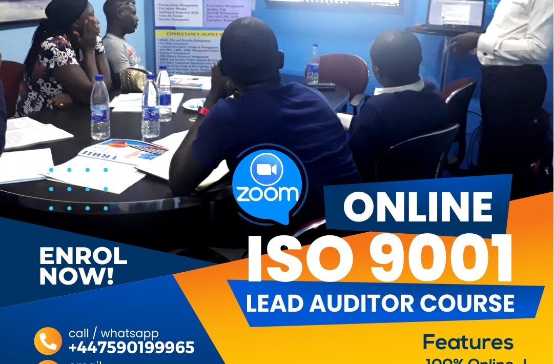 iso 9001 2015 lead auditor quality management system (qms) zoom virtual training